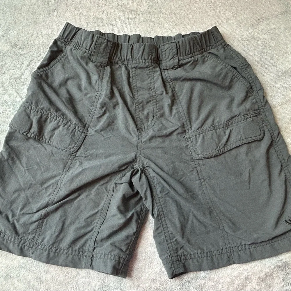 White Sierra Kids Gray Cargo Shorts